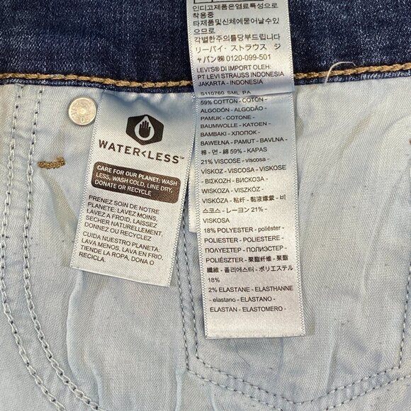 Levi’s High Rise Classic Straight Leg 18W Jeans Medium Wash Denim Timeless Fit - Picture 12 of 13